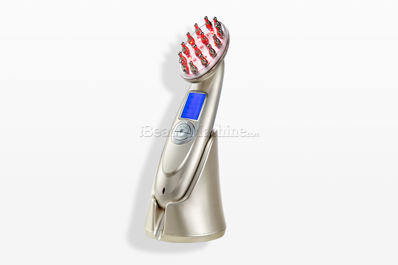 KTS Red Light Therapy 3 in 1 Hair Growth Comb Phototherapy Massage Comb Vibration Infrared Red Blue Light for Anti Hair Loss Hair Brush Head Massager
