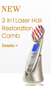 Laser hair restoration comb