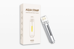 Aqua Stamp 20L | Upgraded 20 hydra needles | gold coated needle | 20 holes liquid outlet | Hyaluronic acid serum injection